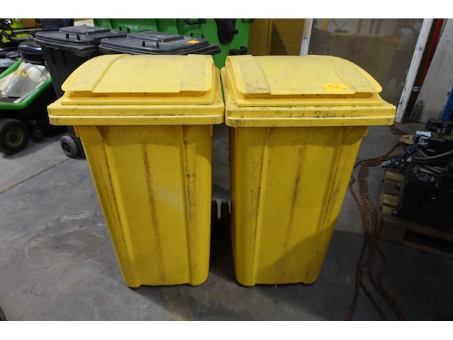 2x verrolbare afvalcontainer - afbeelding 1 van  6