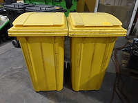 2x verrolbare afvalcontainer - afbeelding 1 van  6