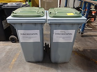 2x verrolbare afvalcontainer - afbeelding 1 van  6