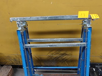 2x verstelbare metalen schraag - afbeelding 1 van  3