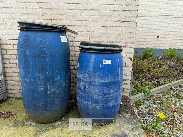 2x vet tonnen - afbeelding 1 van  2