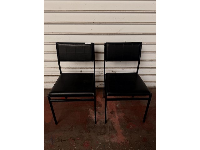 2x vintage stoel - afbeelding 1 van  3