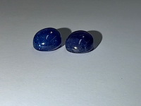 2x violetachtige blauwe tanzaniet - afbeelding 3 van  7