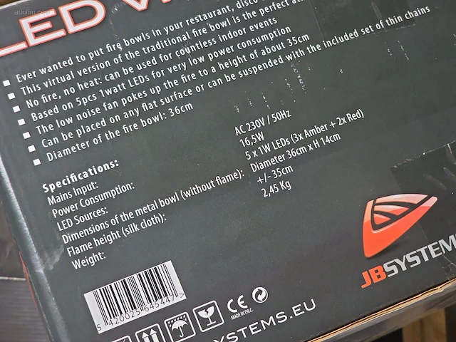 (2x) virtuele ledvlammen jbsystems - afbeelding 4 van  4