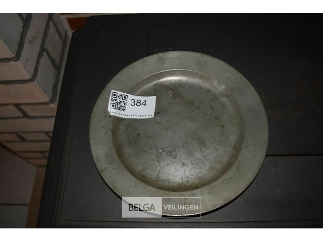 2x vitage tinnen borden - afbeelding 1 van  3