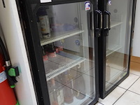 2x vitrine koelkast norcool met inhoud - afbeelding 2 van  7