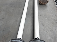 2x vlaggenmast met steun - afbeelding 3 van  3