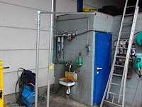 2x vlaggenmast met steun - afbeelding 1 van  5