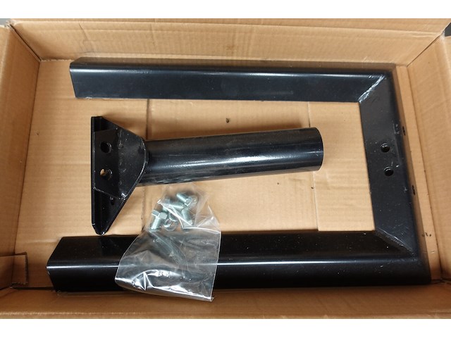 2x vlaggenmast met steun - afbeelding 3 van  5