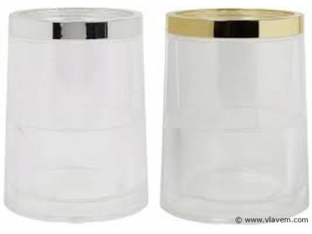 2x vloeistof gevulde wijnkoeler - afbeelding 1 van  3