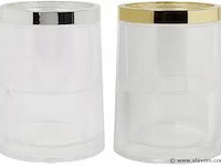 2x vloeistof gevulde wijnkoeler - afbeelding 1 van  3