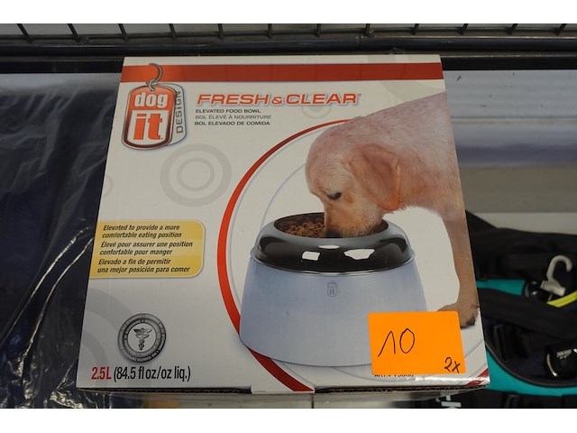 2x voederbak dog it design - afbeelding 2 van  2