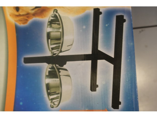 2x voederbakje op voet nobby - afbeelding 3 van  3