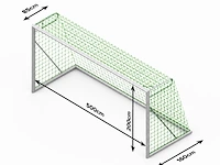 (2x) voetbaldoelen calzio champion 500, incl... - afbeelding 4 van  4