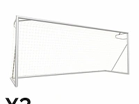 (2x) voetbaldoelen calzio champion 500, incl...