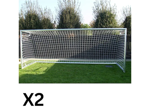 (2x) voetbaldoelen calzio champion 500, incl... - afbeelding 2 van  4