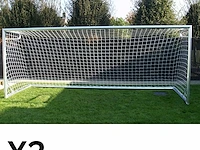 (2x) voetbaldoelen calzio champion 500, incl... - afbeelding 2 van  4