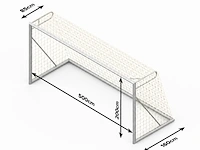 (2x) voetbaldoelen calzio champion 500, incl... - afbeelding 3 van  4