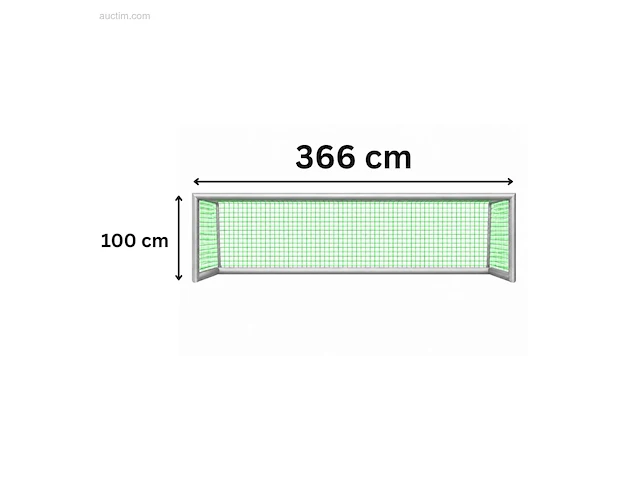 (2x) voetbaldoelen calzio champion mini 366h100,... - afbeelding 2 van  3