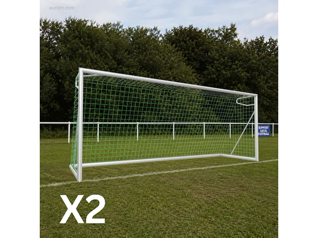 (2x) voetbaldoelen calzio elite 500, incl doelnet... - afbeelding 2 van  4