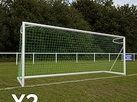 (2x) voetbaldoelen calzio elite 500, incl doelnet... - afbeelding 2 van  4