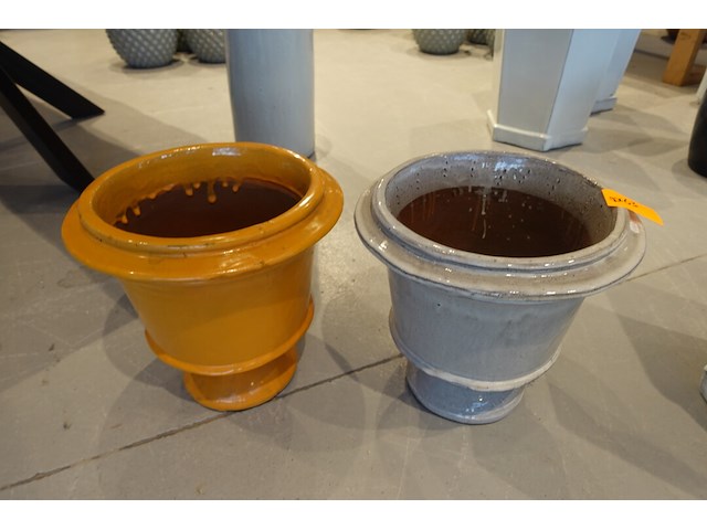 2x vorstvrije terracotta bloempot - afbeelding 2 van  5