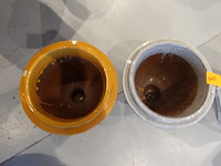 2x vorstvrije terracotta bloempot - afbeelding 3 van  5