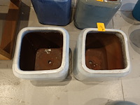 2x vorstvrije terracotta bloempot - afbeelding 3 van  3