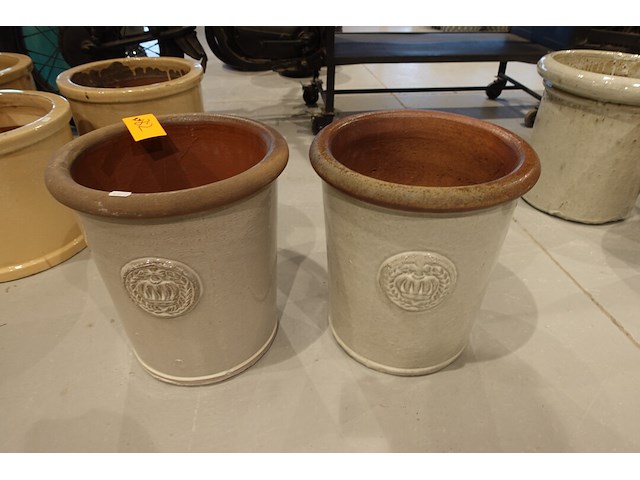 2x vorstvrije terracotta bloempot - afbeelding 2 van  4