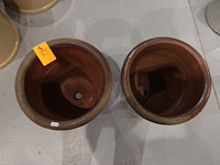 2x vorstvrije terracotta bloempot - afbeelding 3 van  4