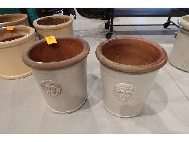 2x vorstvrije terracotta bloempot - afbeelding 4 van  4