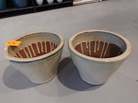 2x vorstvrije terracotta bloempot - afbeelding 2 van  3