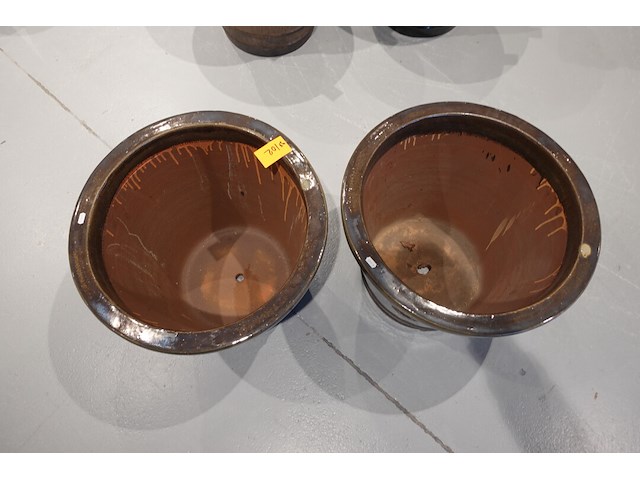 2x vorstvrije terracotta bloempot - afbeelding 3 van  4