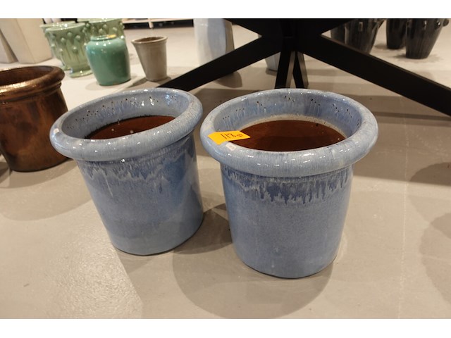 2x vorstvrije terracotta bloempot - afbeelding 2 van  4