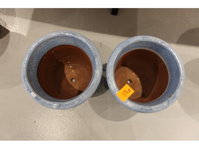 2x vorstvrije terracotta bloempot - afbeelding 3 van  4