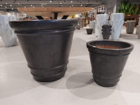 2x vorstvrije terracotta bloempot - afbeelding 1 van  5