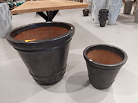 2x vorstvrije terracotta bloempot - afbeelding 2 van  5