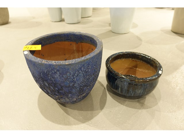 2x vorstvrije terracotta bloempot - afbeelding 2 van  4