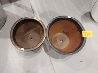 2x vorstvrije terracotta bloempot - afbeelding 3 van  5
