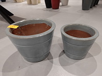 2x vorstvrije terracotta bloempot - afbeelding 2 van  4