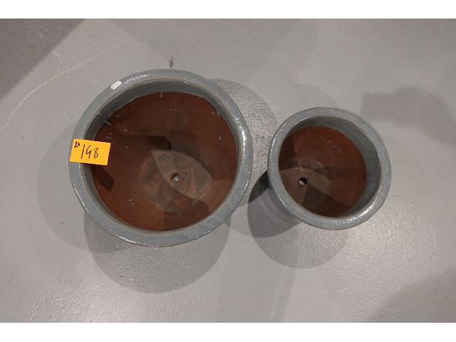 2x vorstvrije terracotta bloempot - afbeelding 3 van  4