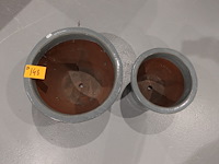 2x vorstvrije terracotta bloempot - afbeelding 3 van  4