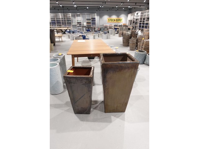 2x vorstvrije terracotta bloempot - afbeelding 2 van  5