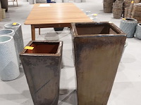 2x vorstvrije terracotta bloempot - afbeelding 2 van  5