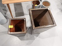 2x vorstvrije terracotta bloempot - afbeelding 3 van  5