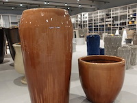2x vorstvrije terracotta bloempot - afbeelding 1 van  5