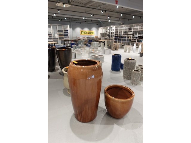 2x vorstvrije terracotta bloempot - afbeelding 2 van  5