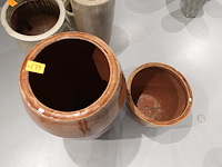 2x vorstvrije terracotta bloempot - afbeelding 3 van  5