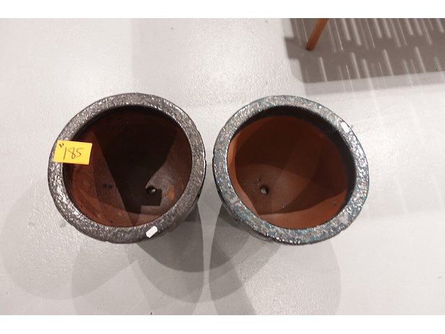 2x vorstvrije terracotta bloempot - afbeelding 3 van  4