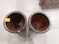 2x vorstvrije terracotta bloempot - afbeelding 3 van  4